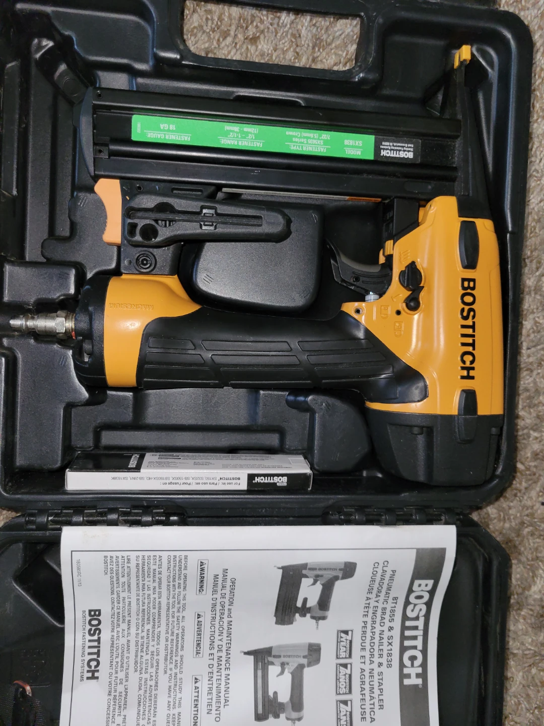 Bostitch 18 GA Brad Nailer - photo 2