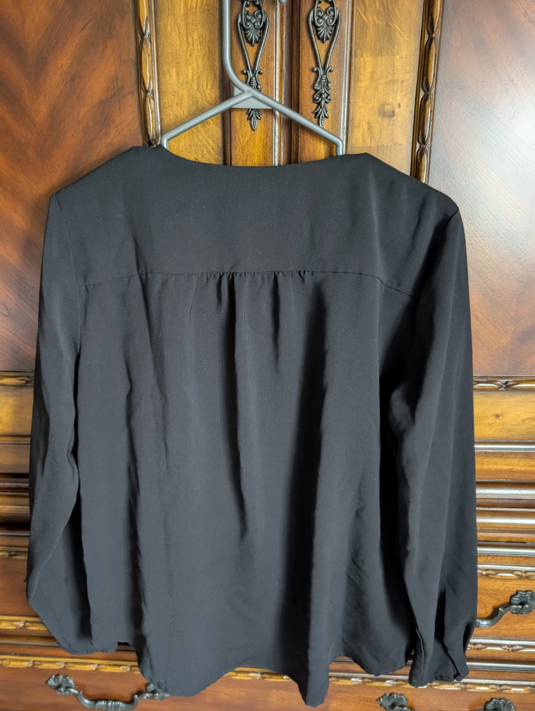 DYNAMITE Black Button-Up Blouse - Size M - photo 3