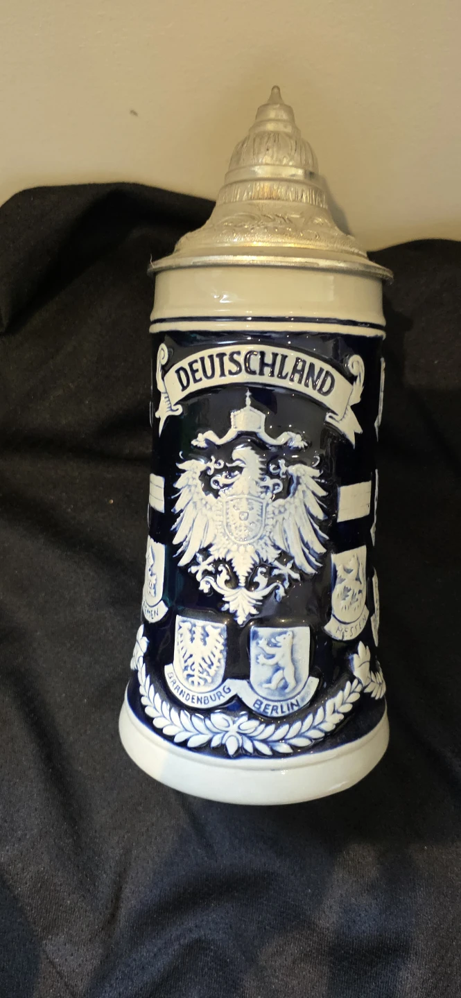 Vintage Deutschland Ceramic Beer Stein ORIGINAL  From Germany - photo 2