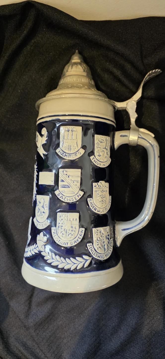 Vintage Deutschland Ceramic Beer Stein ORIGINAL  From Germany - photo 3