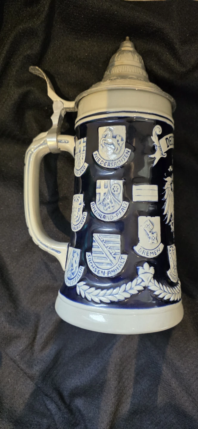 Vintage Deutschland Ceramic Beer Stein ORIGINAL  From Germany - photo 4