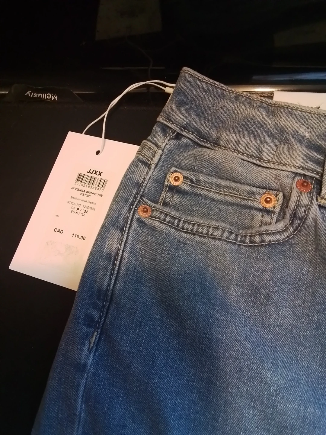JJXX By Jack & Jones Vienna High-Waisted Skinny Jeans | Medium - photo 2