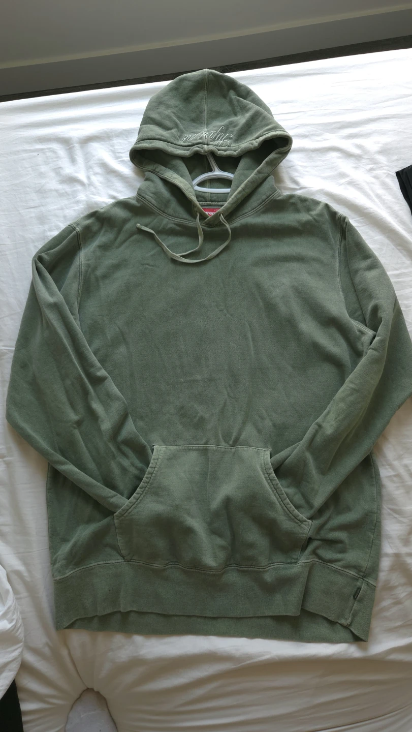 Supreme Overdyed Hooded Sweatshirt SS15 - photo 3
