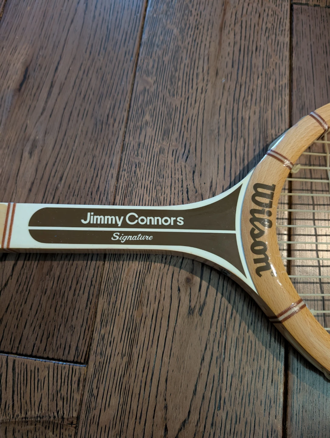 1970's Wilson Jimmy Connors Signature Strata-Bow tennis racket - photo 2