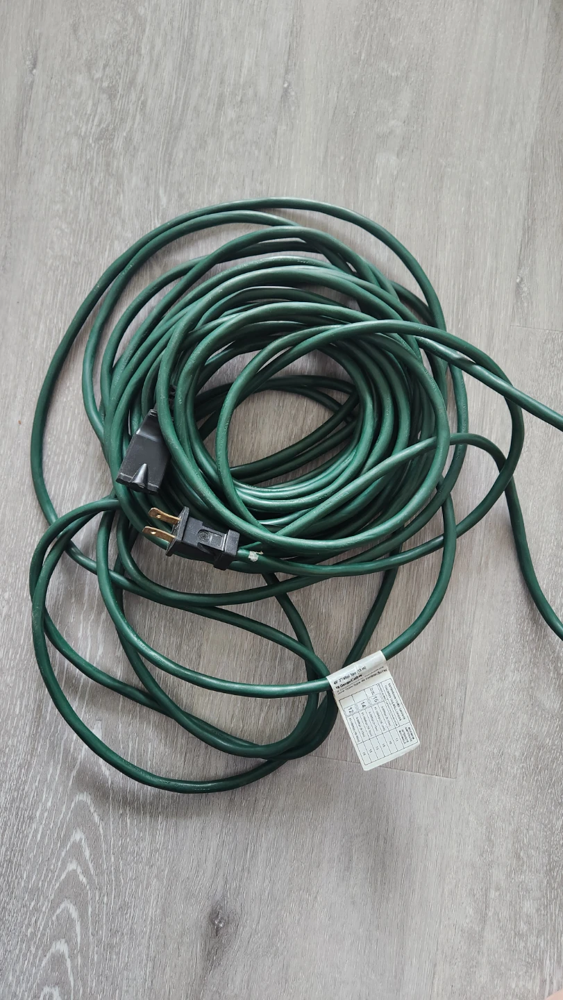 Green Outdoor Extension Cord 49' 16 Gauge - photo 2