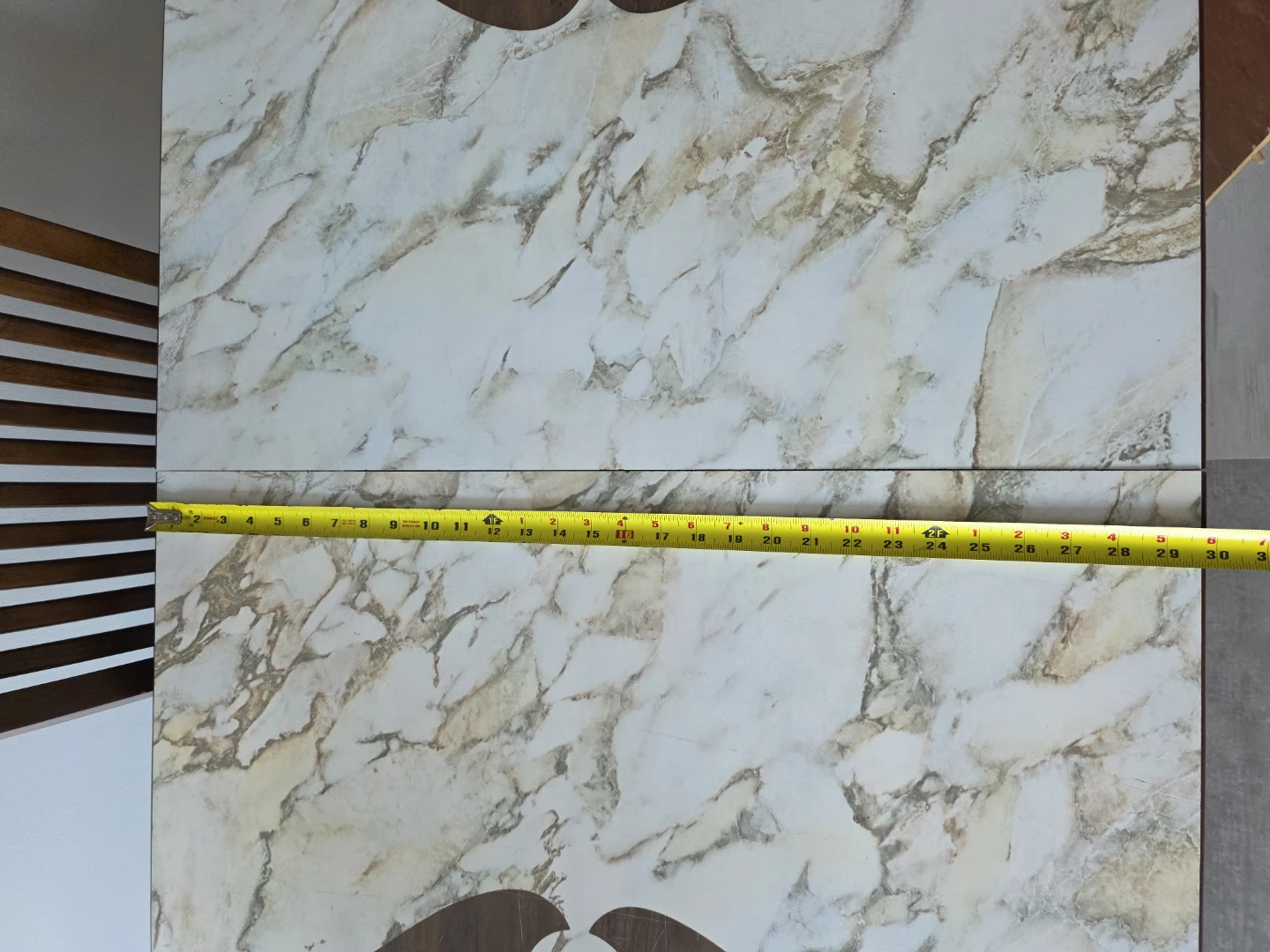 True Retro Marble Top Dining Table with Chairs - photo 4