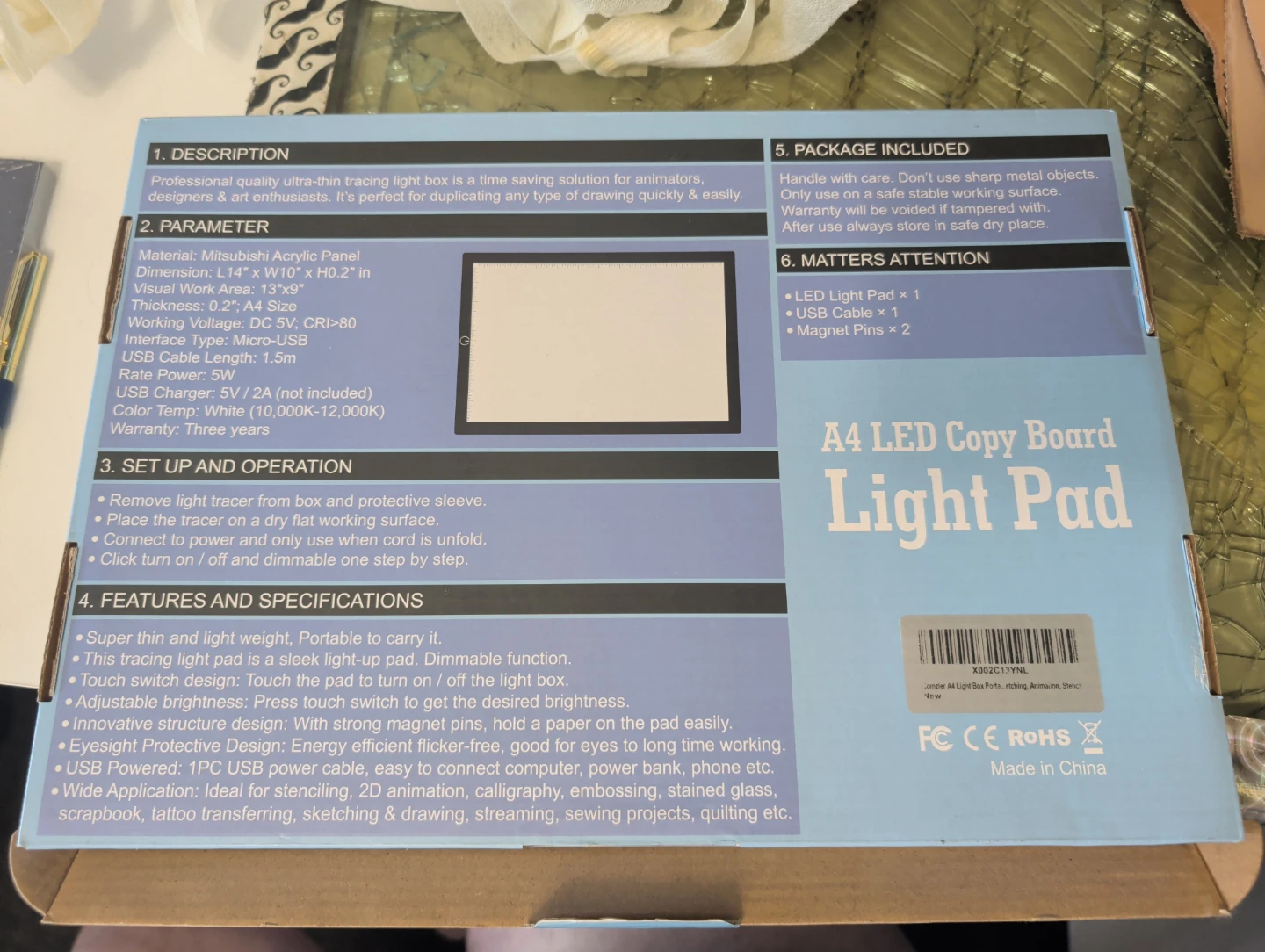 Brand New A4 LED Copy Board Light Pad - photo 3