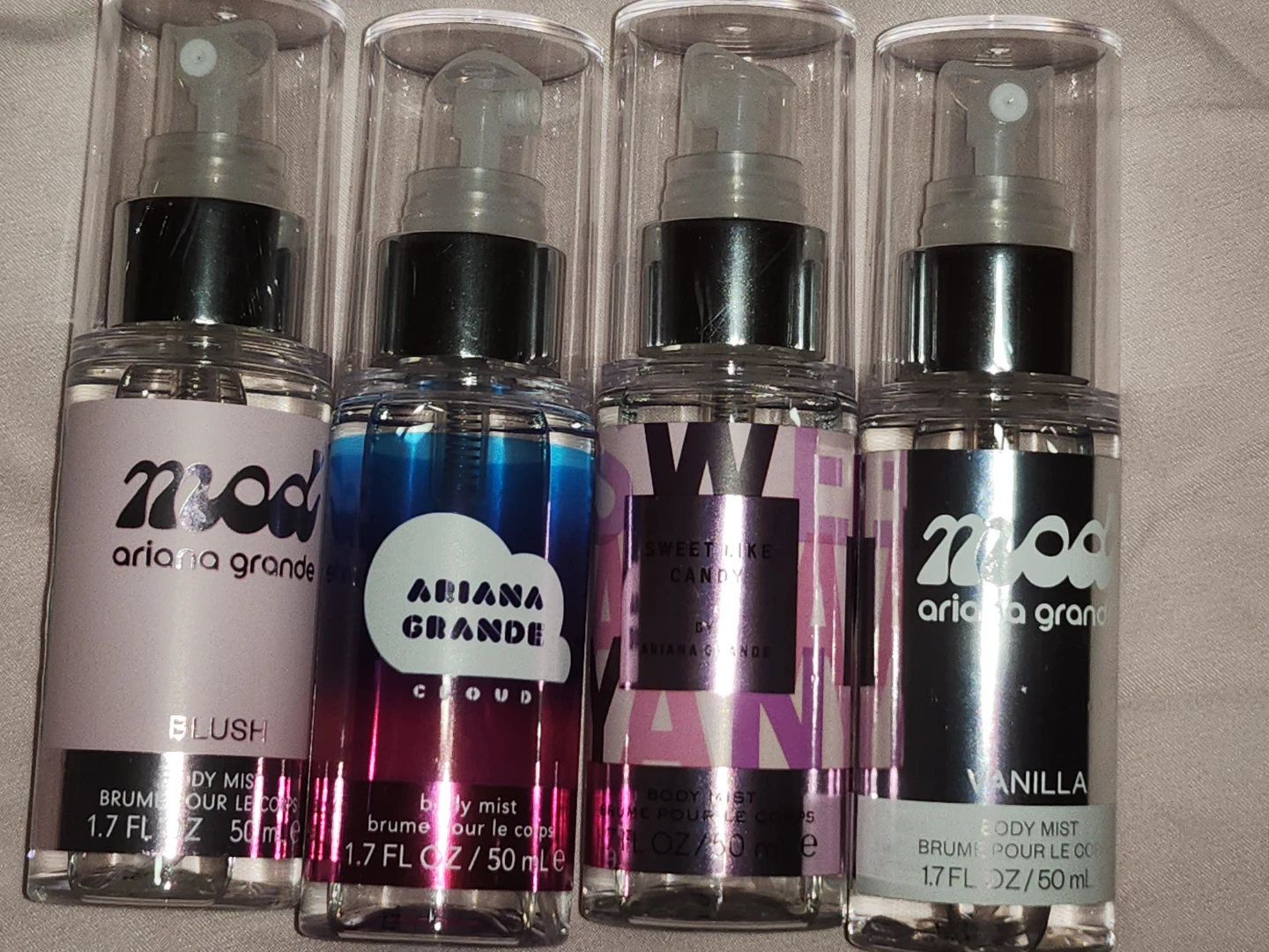 Ariana Grande Body Mist Collection - 4 x 50ml