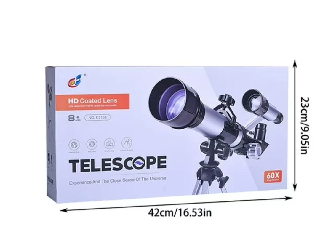 Telescope with Tripod and 60X Magnification - photo 4