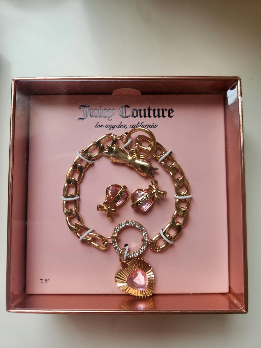 Juicy Couture Charm Bracelet and Earrings Set - photo 3