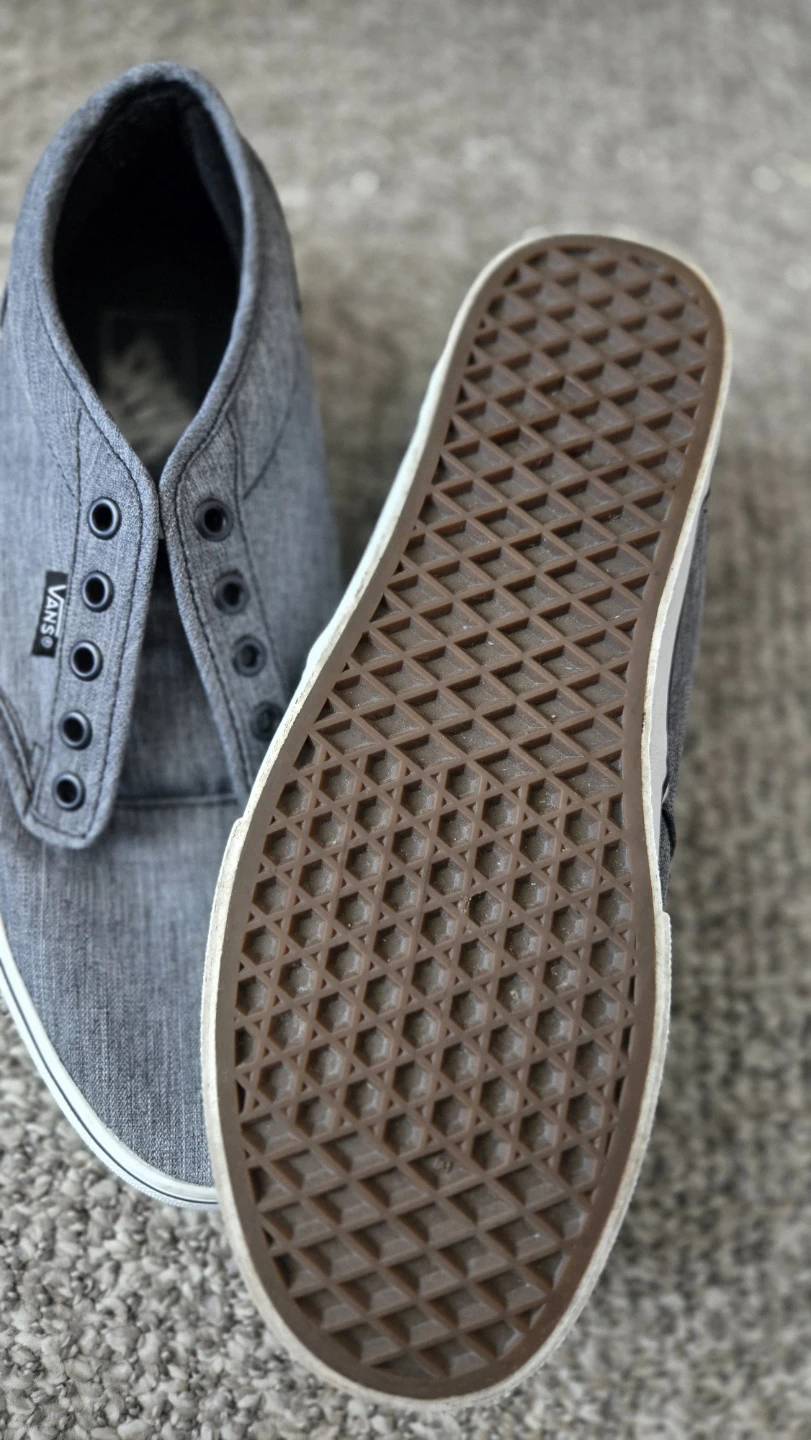 Vans Gray Canvas Low Top Sneakers - photo 3