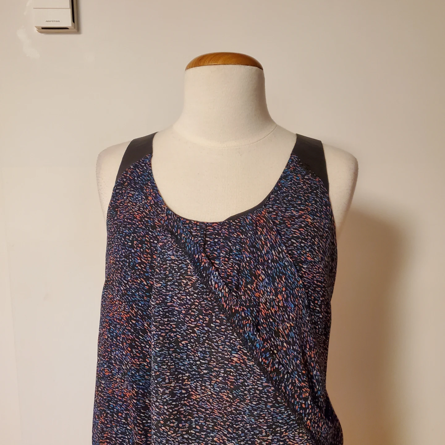 Yedina Printed Sleeveless Dress