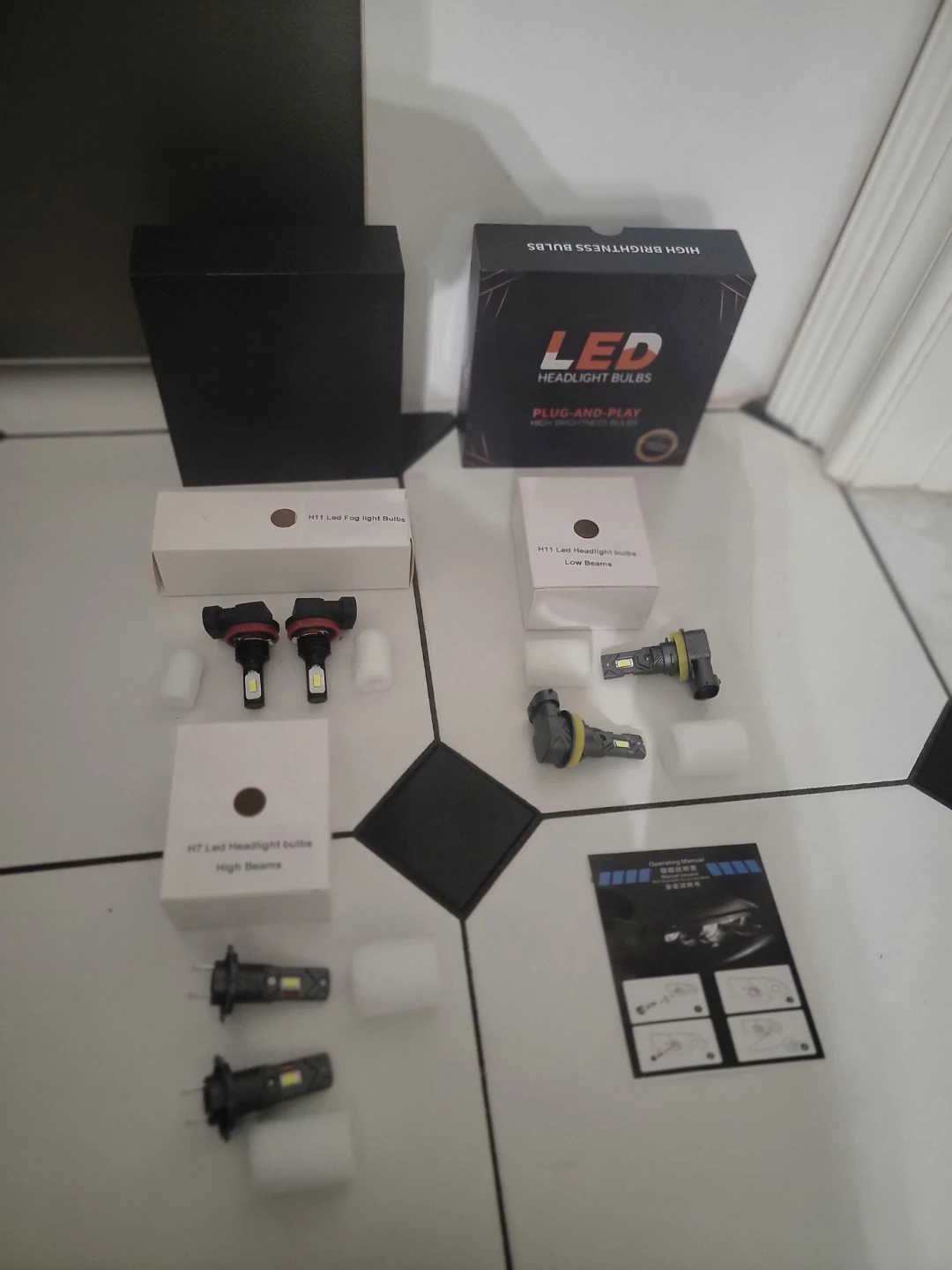 LED Headlight Bulbs H7 H11 Fog Lights - photo 3