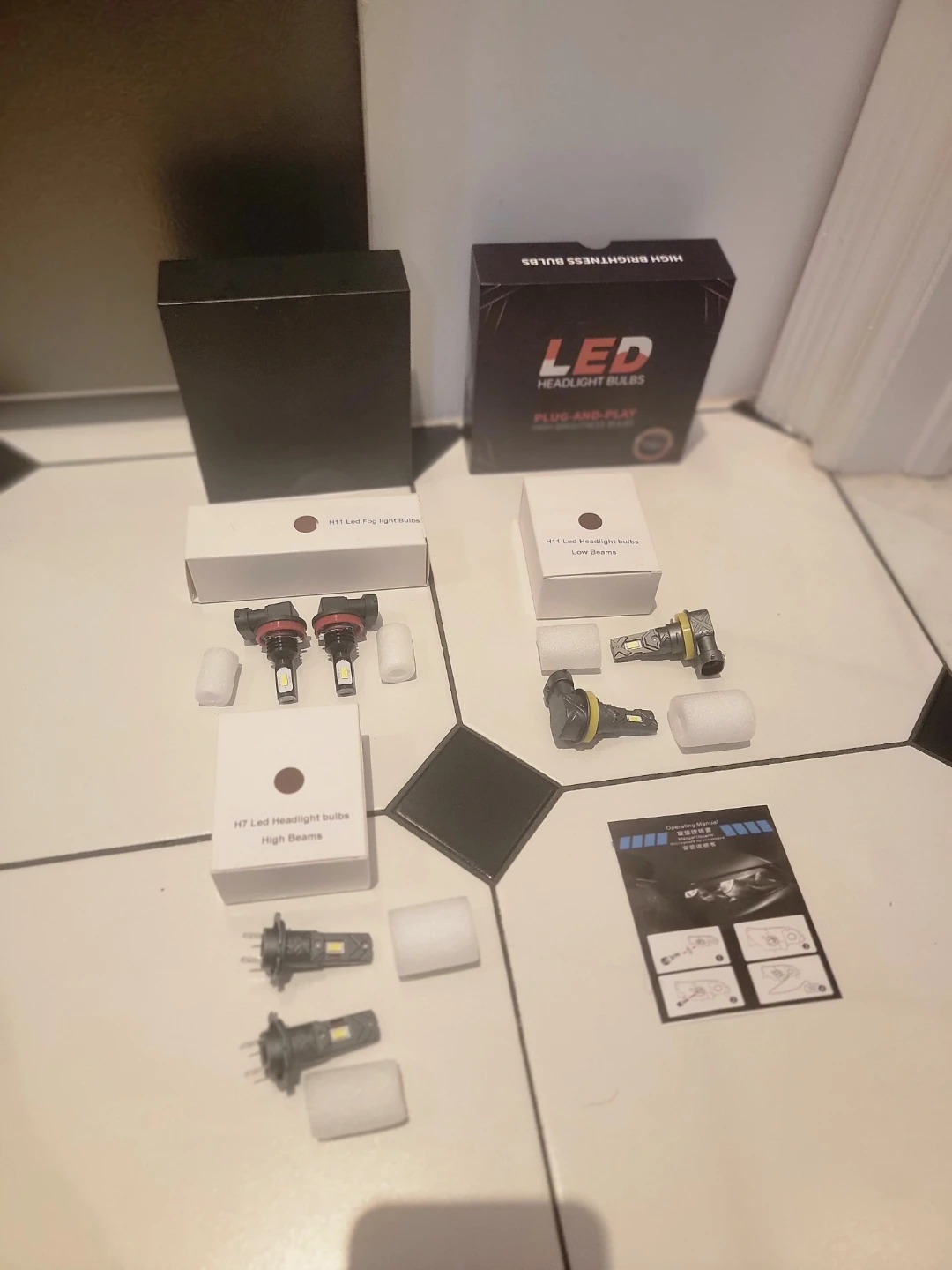 LED Headlight Bulbs H7 H11 Fog Lights - photo 5