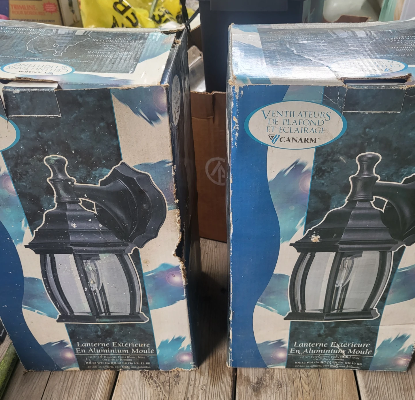 Canarm Outdoor Lantern - Black Aluminum