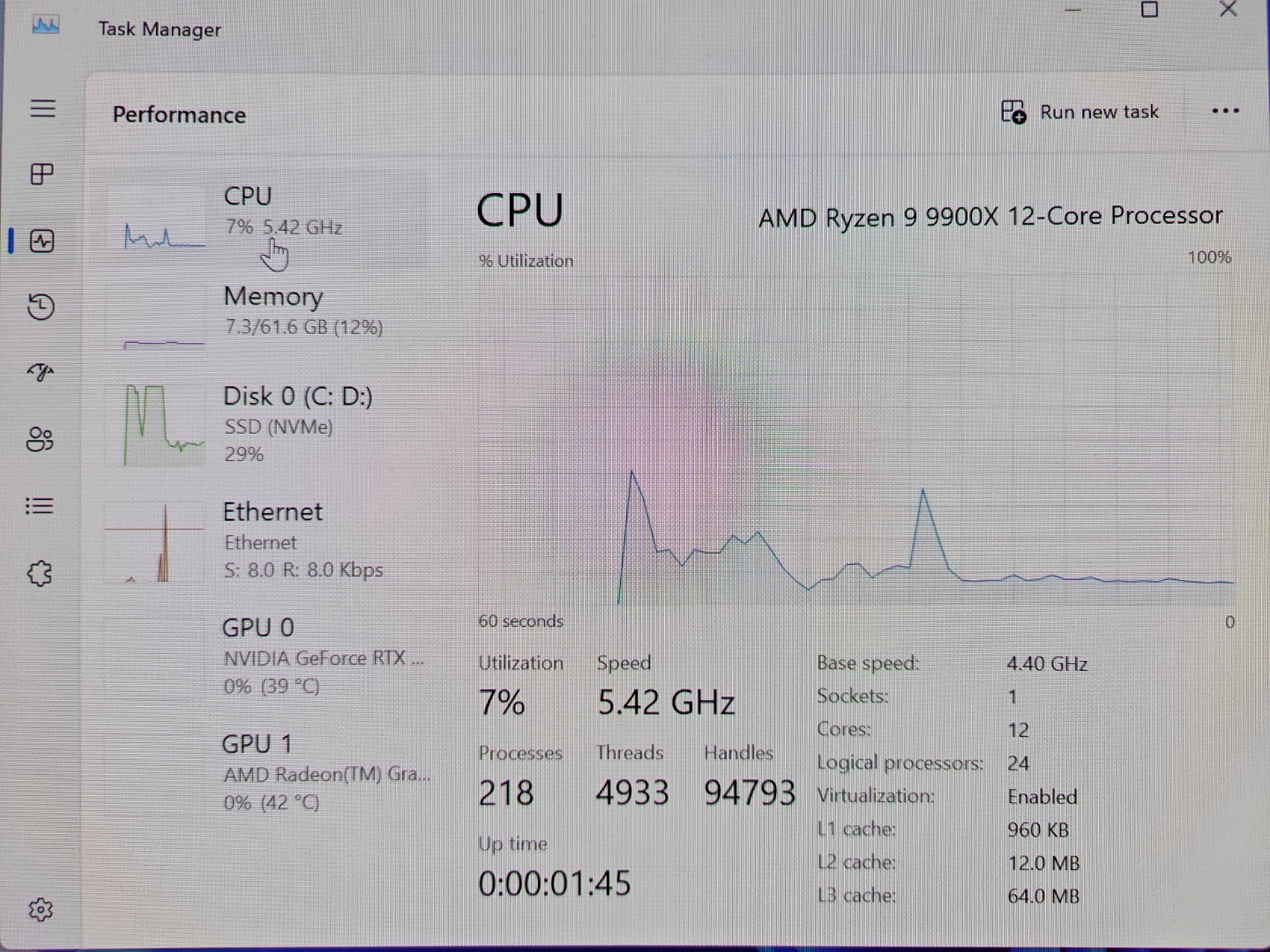 Gaming PC Computer - RTX 4070 TI Super 16GB VRAM + Ryzen 9 9900X - photo 4