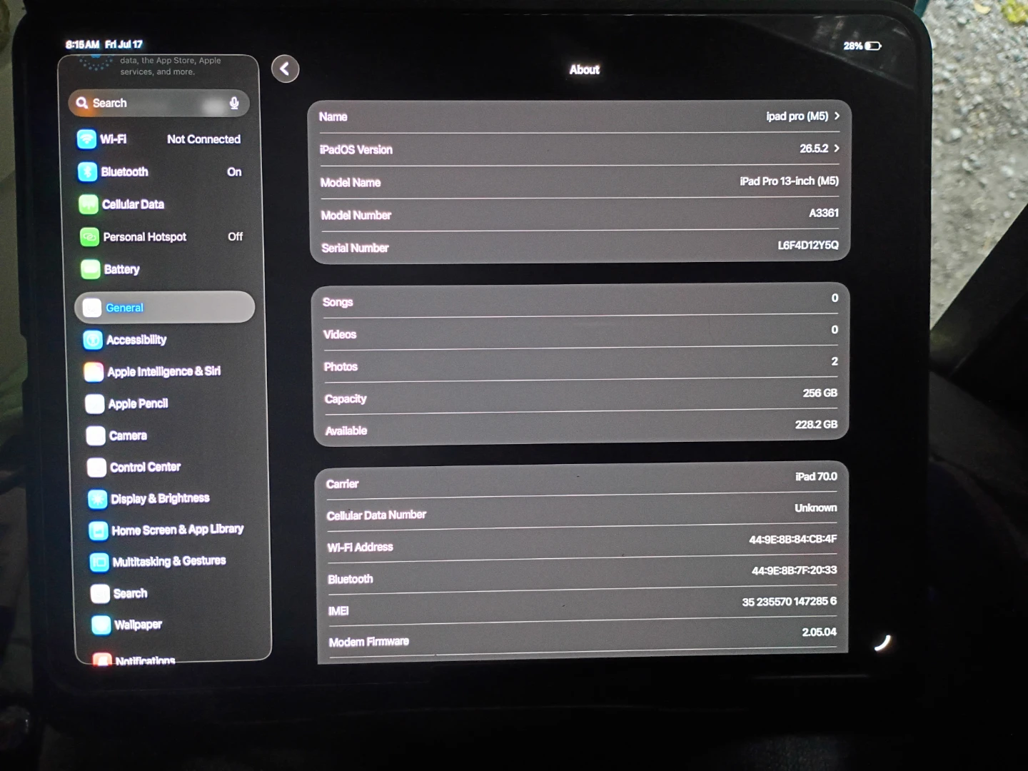 Apple iPad Pro 13-inch (M5) 256GB wifi+cellular with case - photo 5