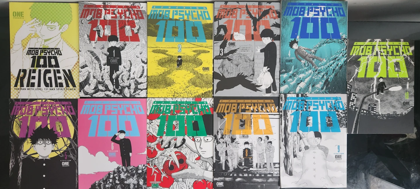 Mob Psycho 100 Manga Set (Reigen, Vol. 1-10)