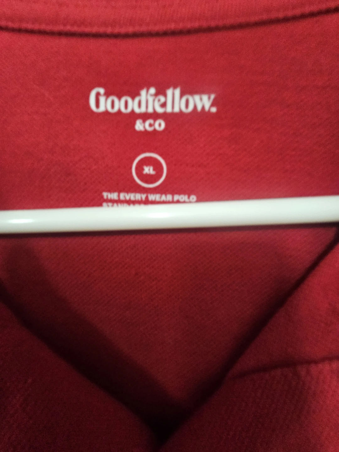 Goodfellow & Co Red Polo Shirt XL - photo 2