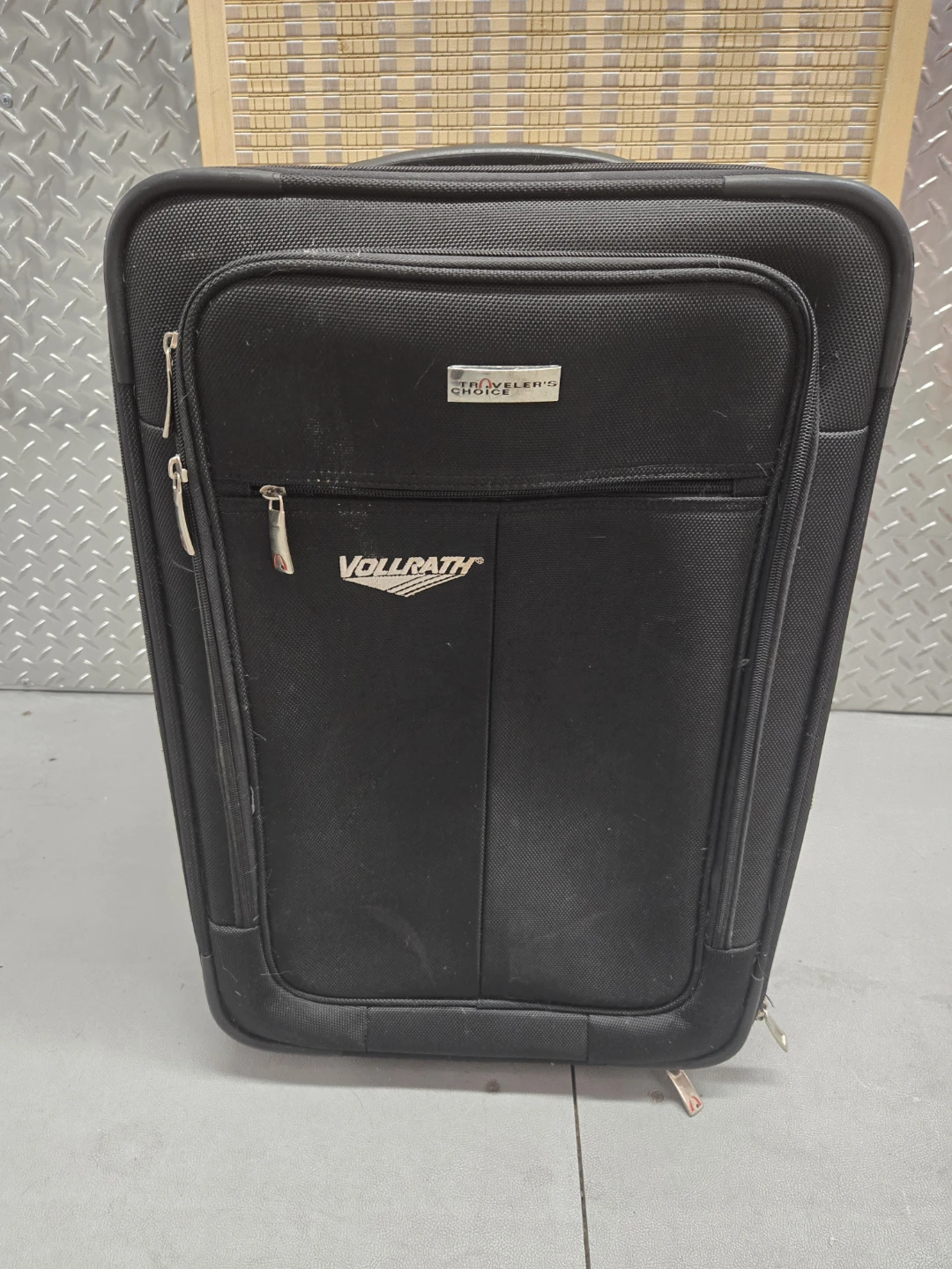 Traveler's Choice Black Softside Carry-On Suitcase