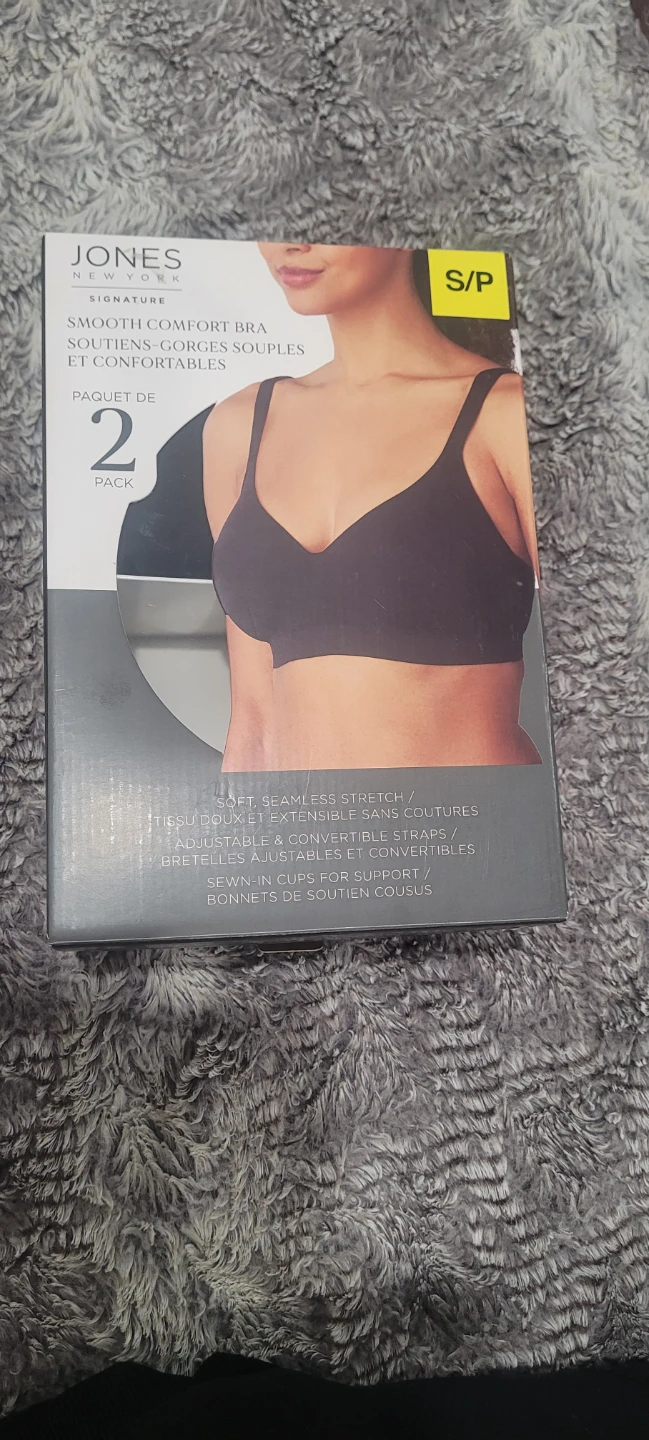 Jones New York Signature Smooth Comfort Bra 2-Pack