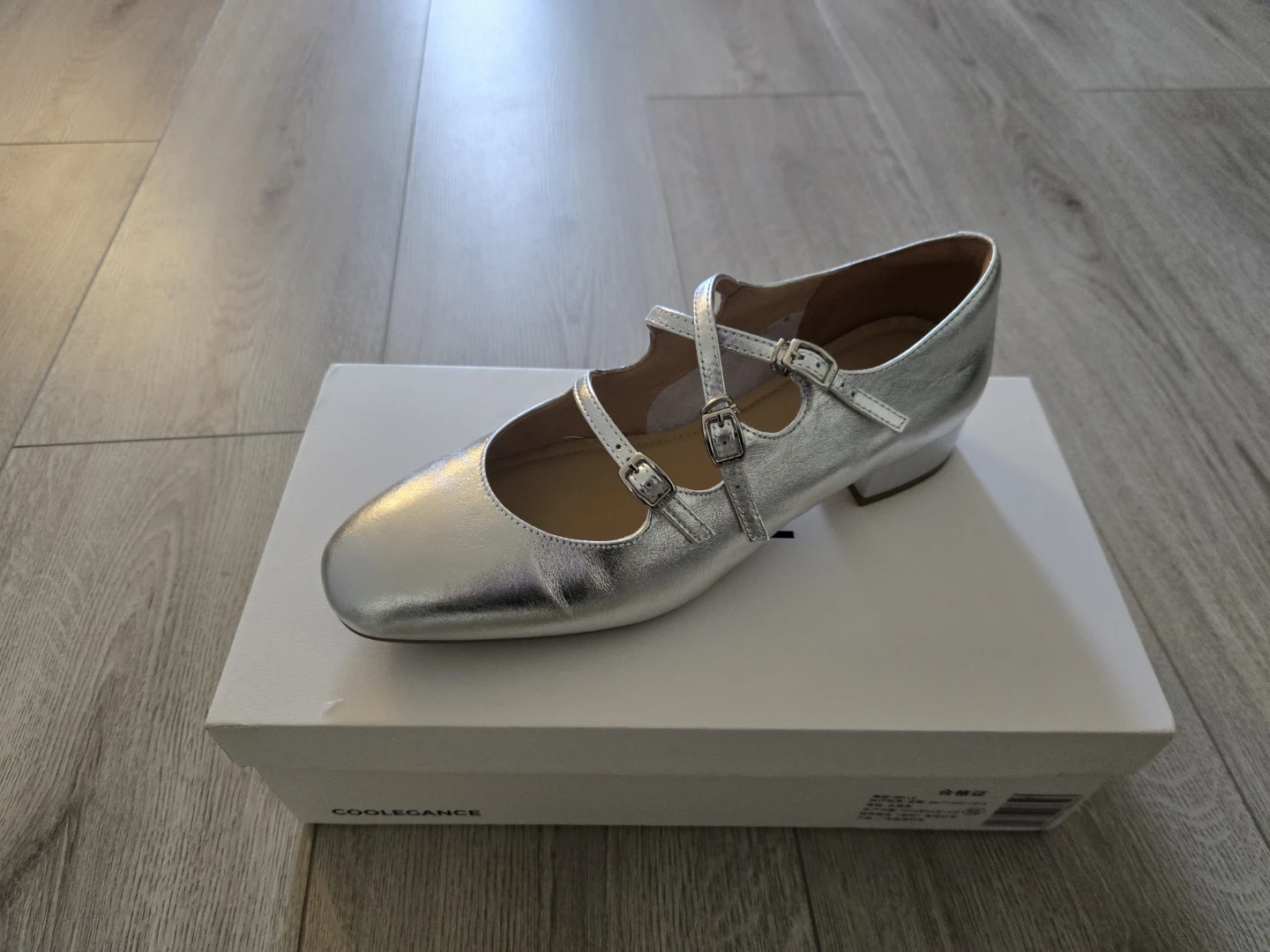 Silver Mary Jane Flats - photo 2