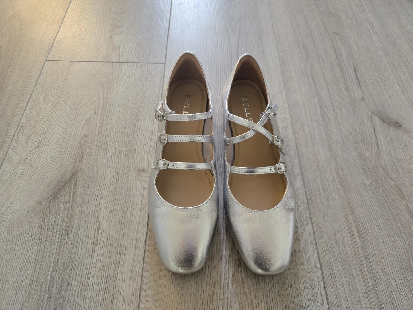Silver Mary Jane Flats - photo 3
