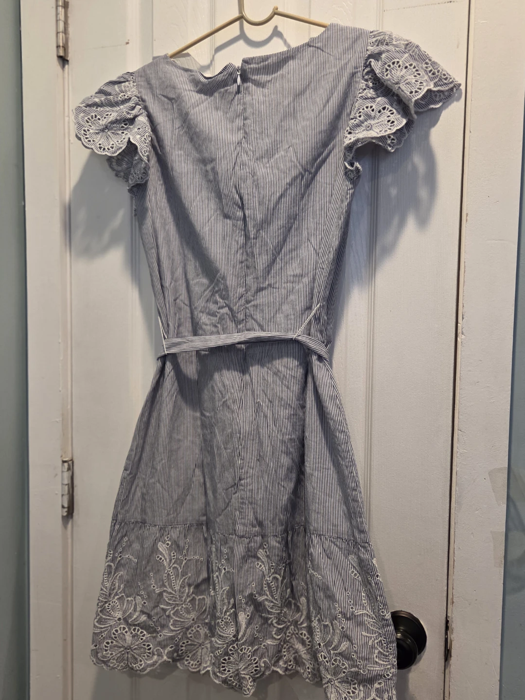 Lauren Ralph Lauren Striped Eyelet Dress Size 2 - photo 2