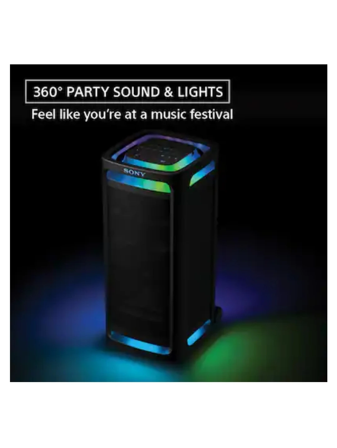 SONY  ULT TOWER 9AC Party Speaker Bluetooth in Black - photo 4