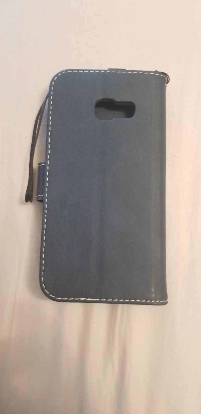 Flip Stand Wallet Case Leather samsung galaxy j6 A3 Blue 2017 - photo 3