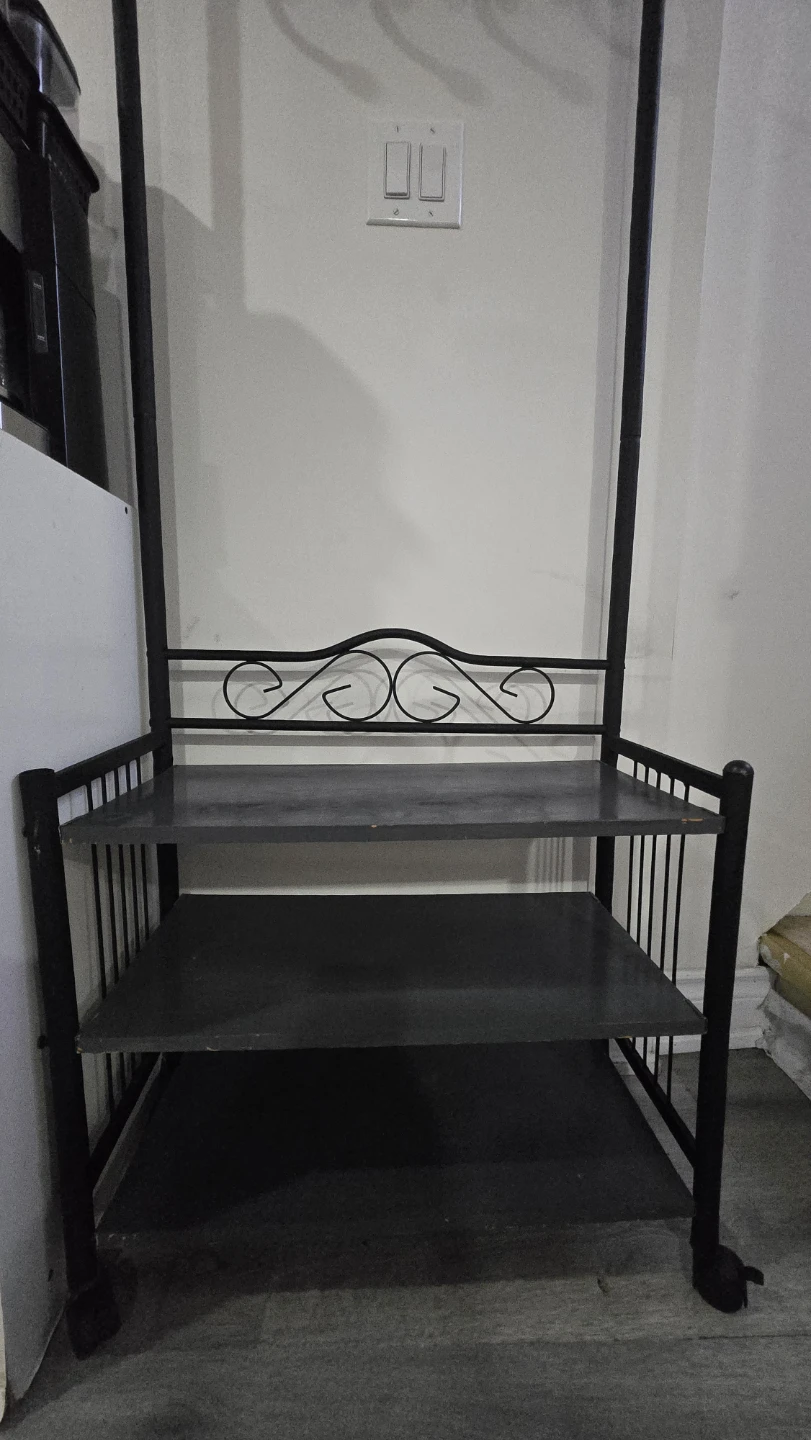 Coat Rack with Shelves