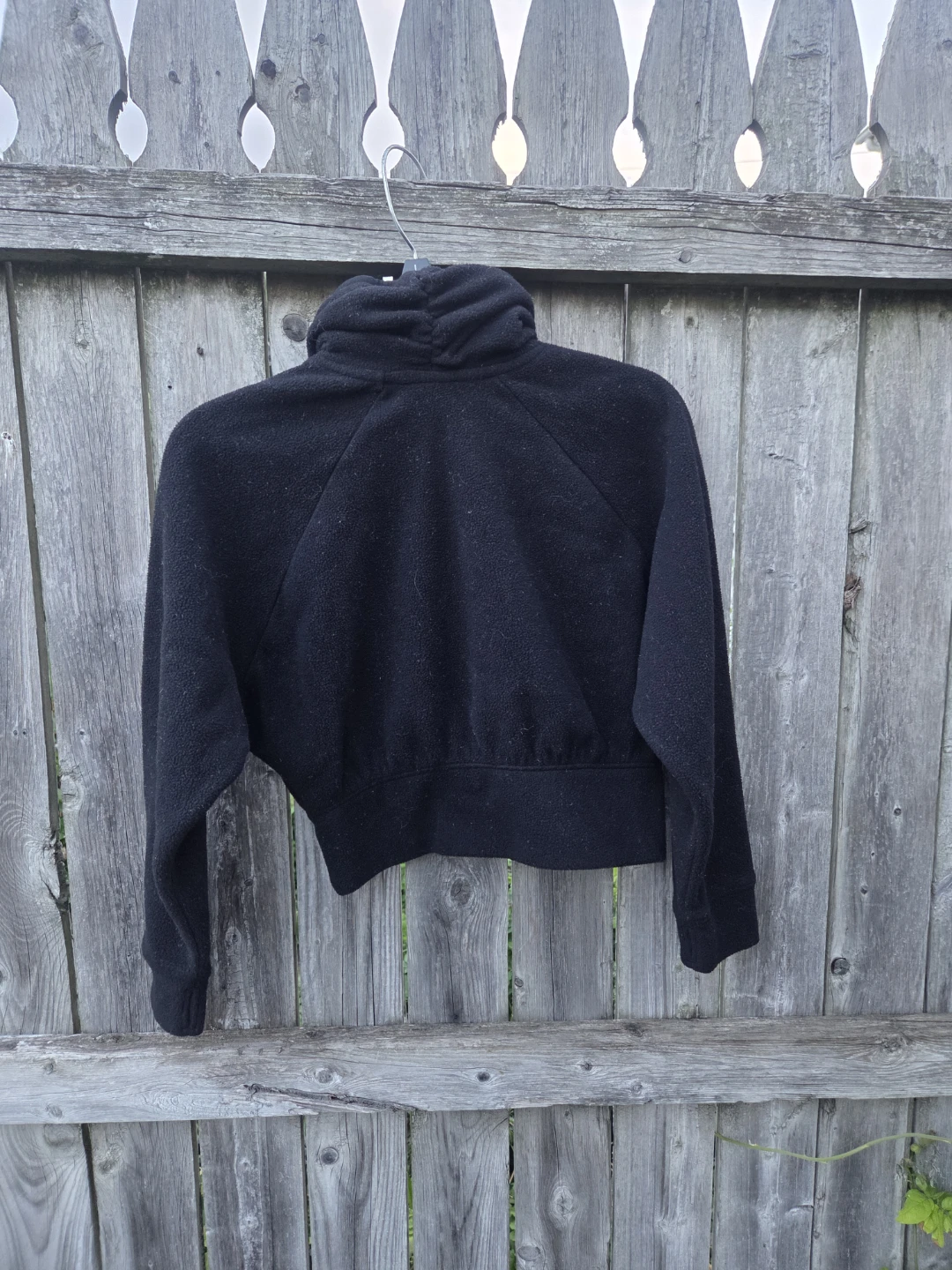 Old Navy Active Black Fleece Turtleneck Sweater Size S (6-7) - photo 2