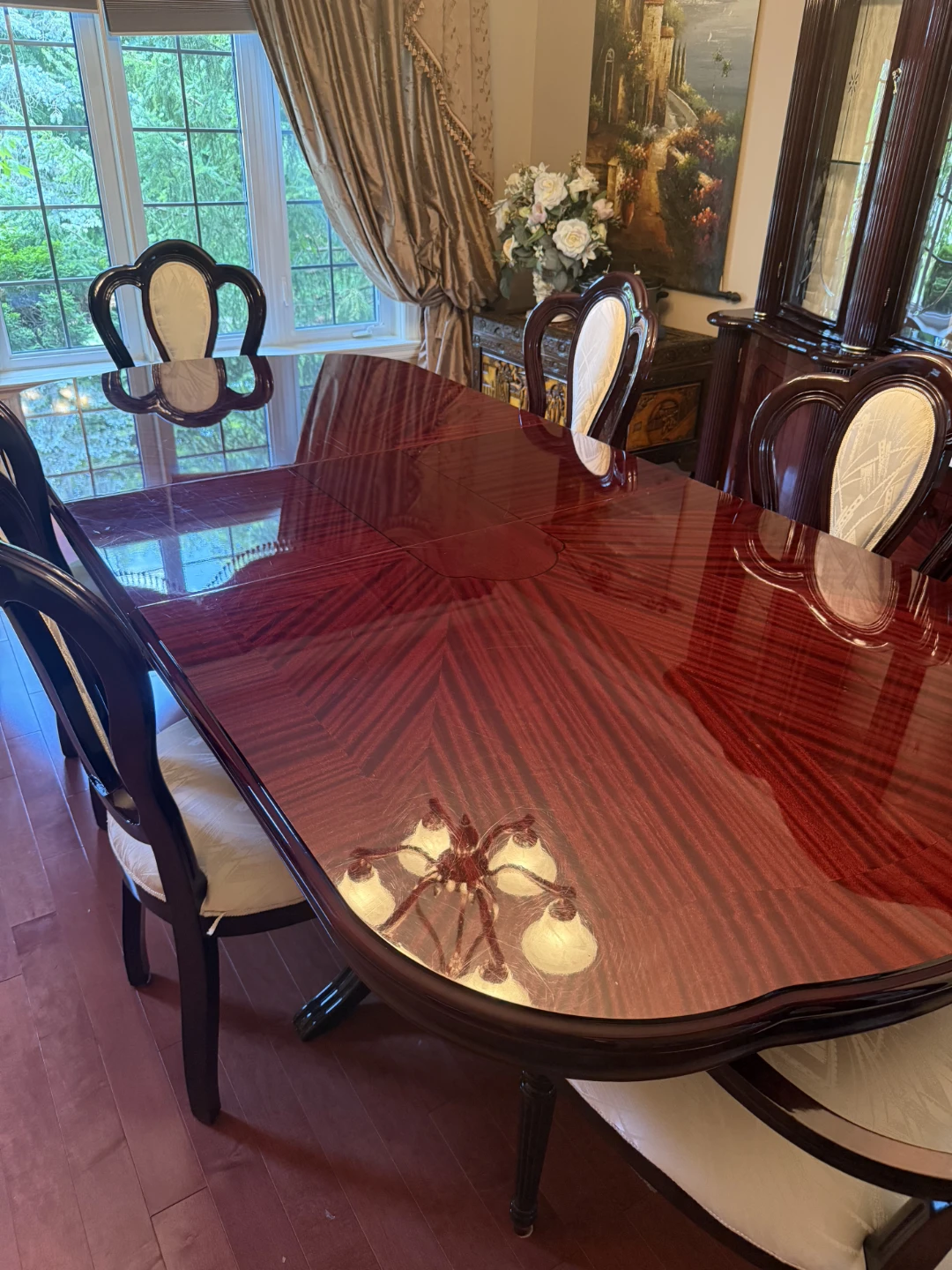 Oval Dining Table Set with 6 Chairs - photo 3