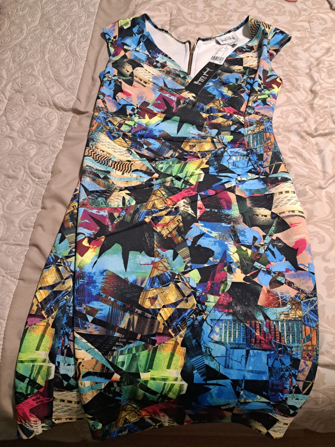 Joseph Ribkoff JR Dress Print 12 Blue - photo 2