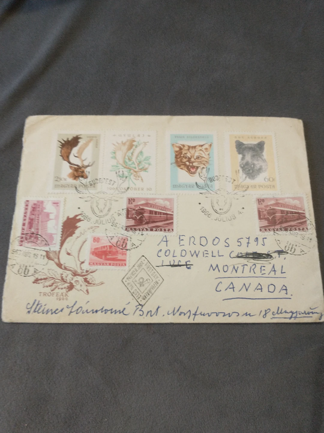 9 Hungary 1960s First Day Covers - photo 3