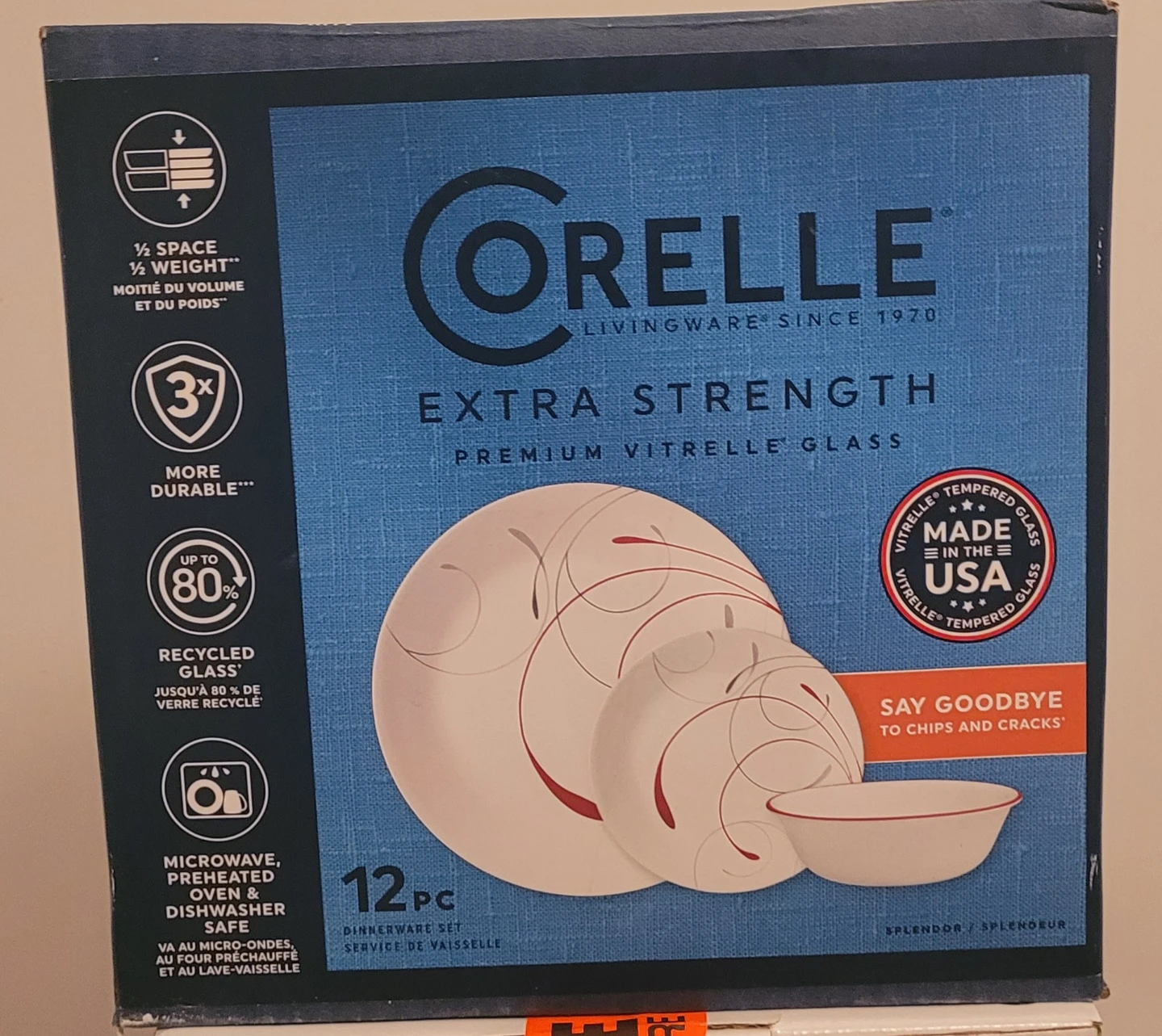 Corelle Extra Strength Dinnerware Set - 12pc - photo 3