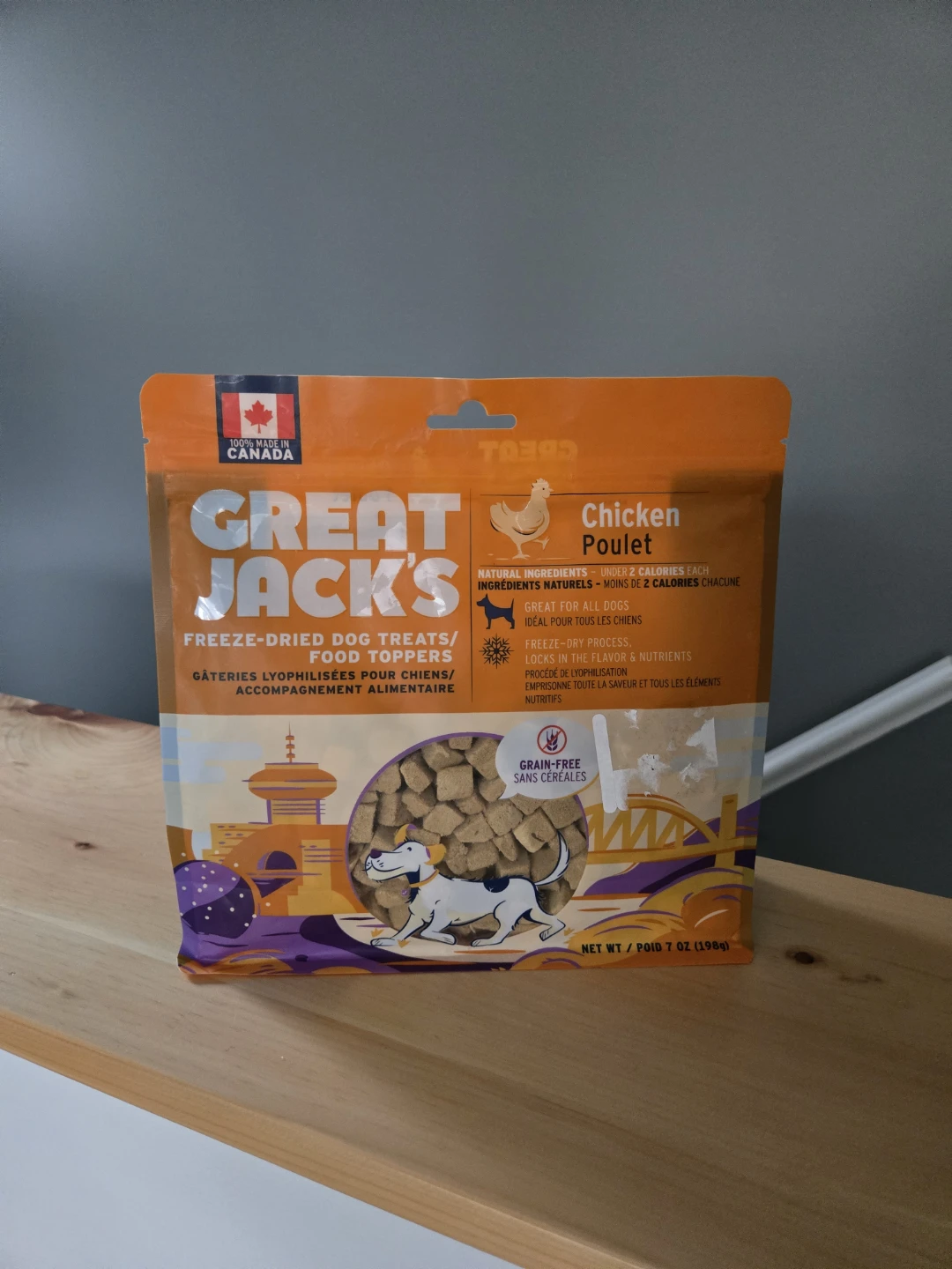 Free BN freeze dried chicken dog food , see expiry