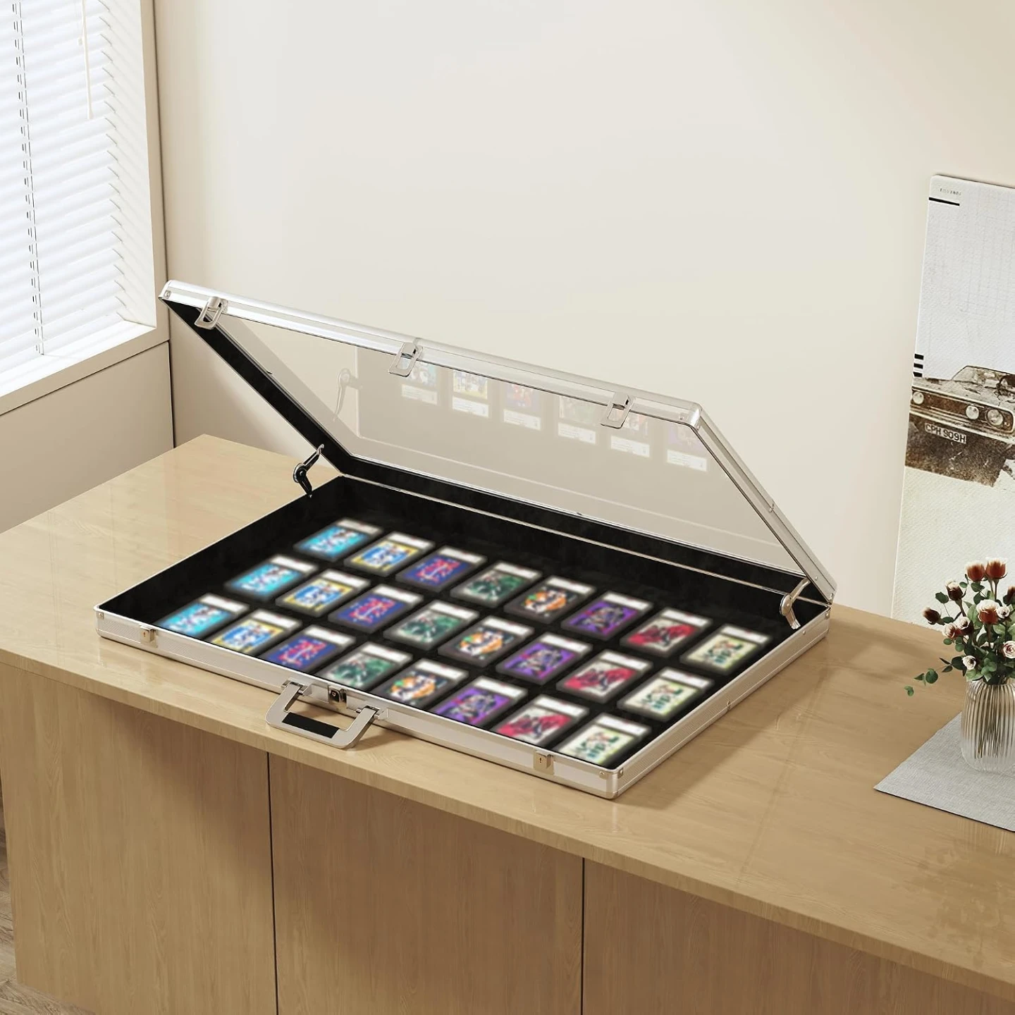 Aluminum Display Case for Trading Cards - photo 5