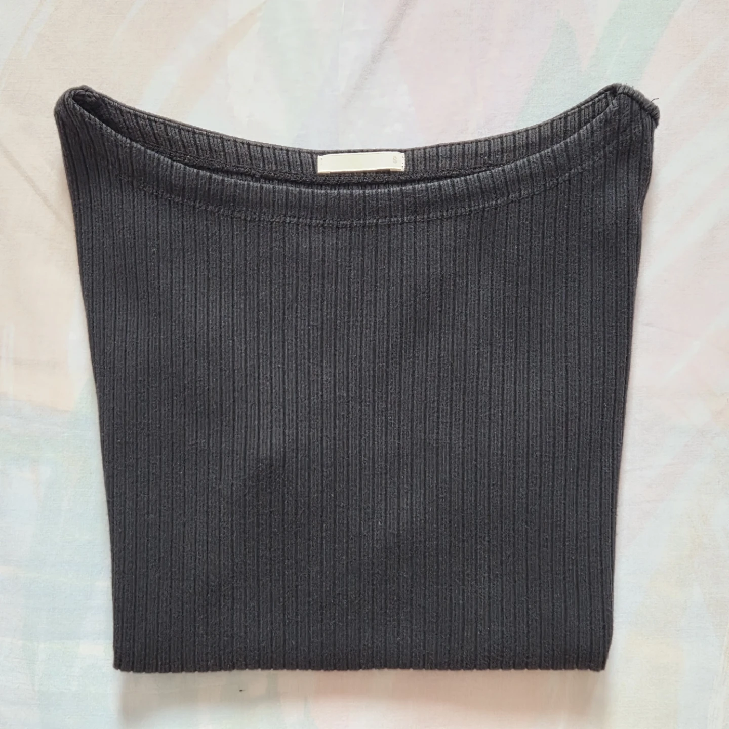GU Ribbed Black T-Shirt