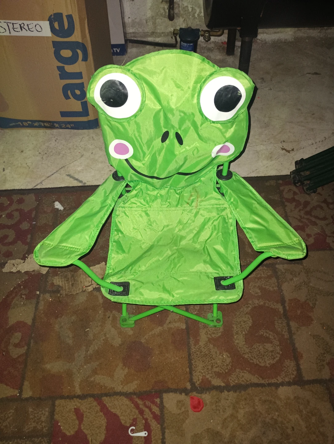 Kids Frog Camp Chair