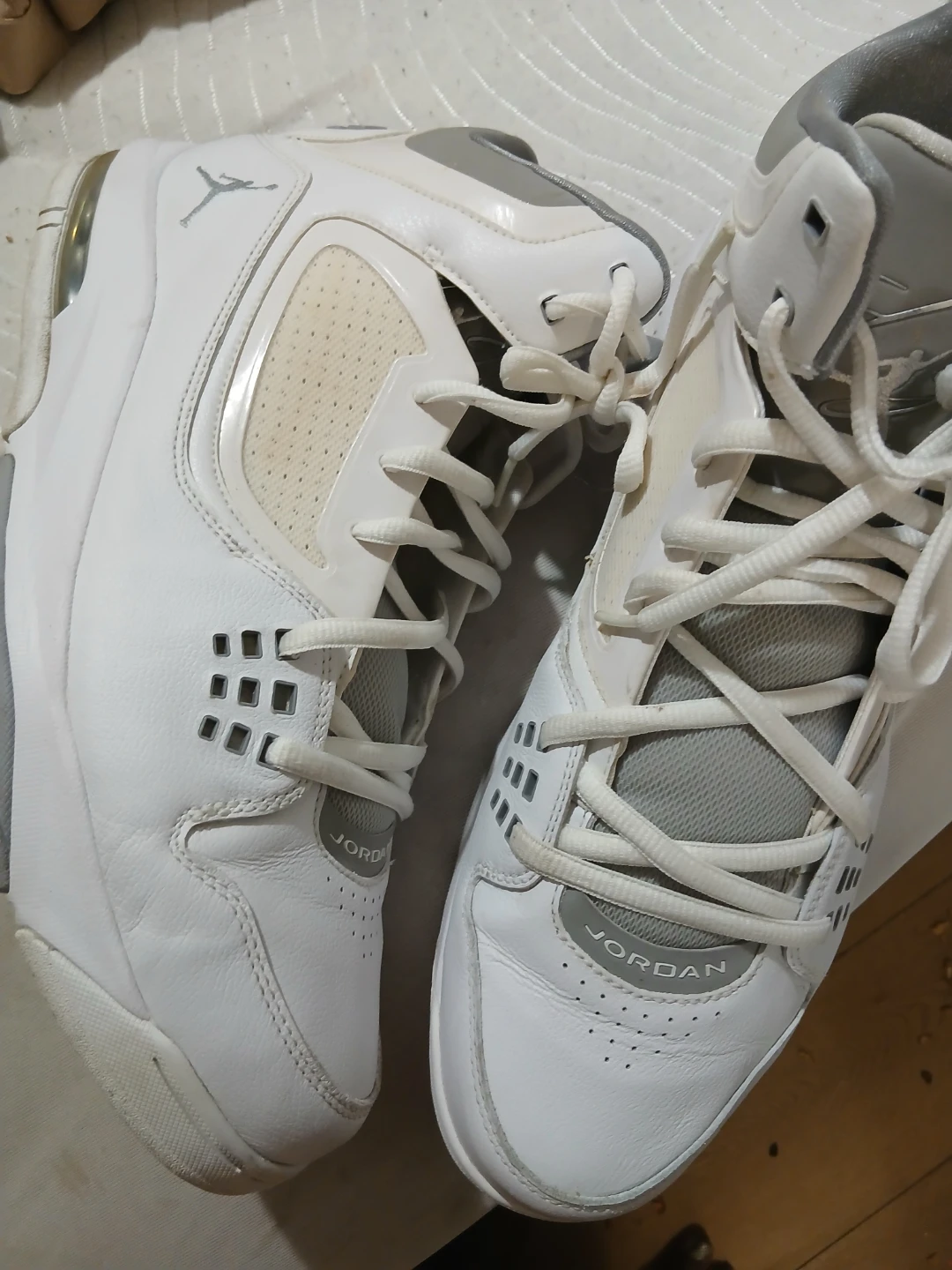 White Air Jordan High Top Sneakers - photo 2
