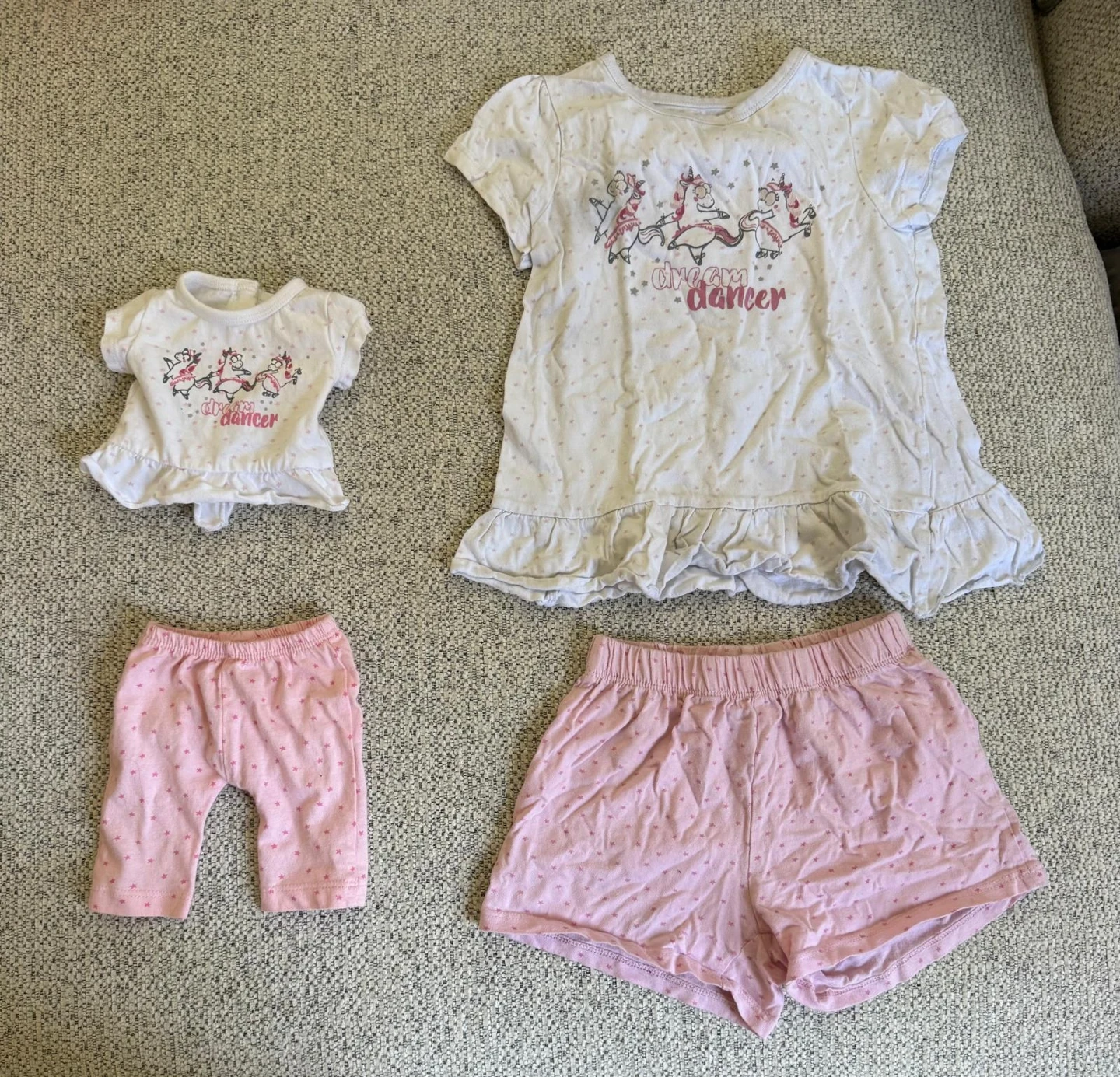 European matching outfit set for girl and doll T3