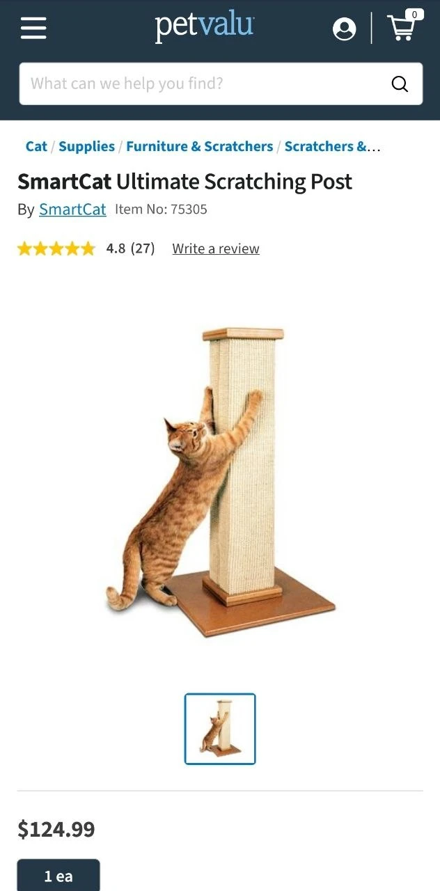 Cat Scratching Post (Smartcat Ultimate Scratching Post) - photo 4
