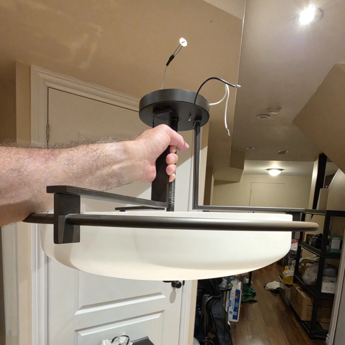 FREE - Set of 3 Flush Mount Ceiling Light Fixtures