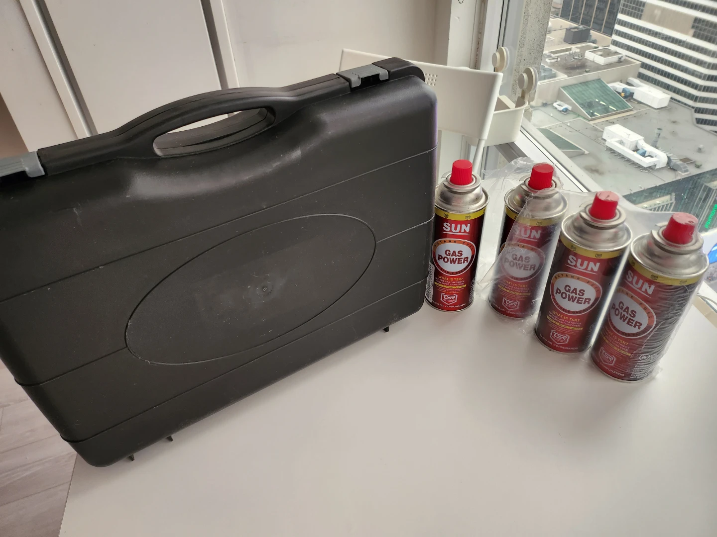 Portable Propane Stove with 4 Fuel Canisters - photo 2