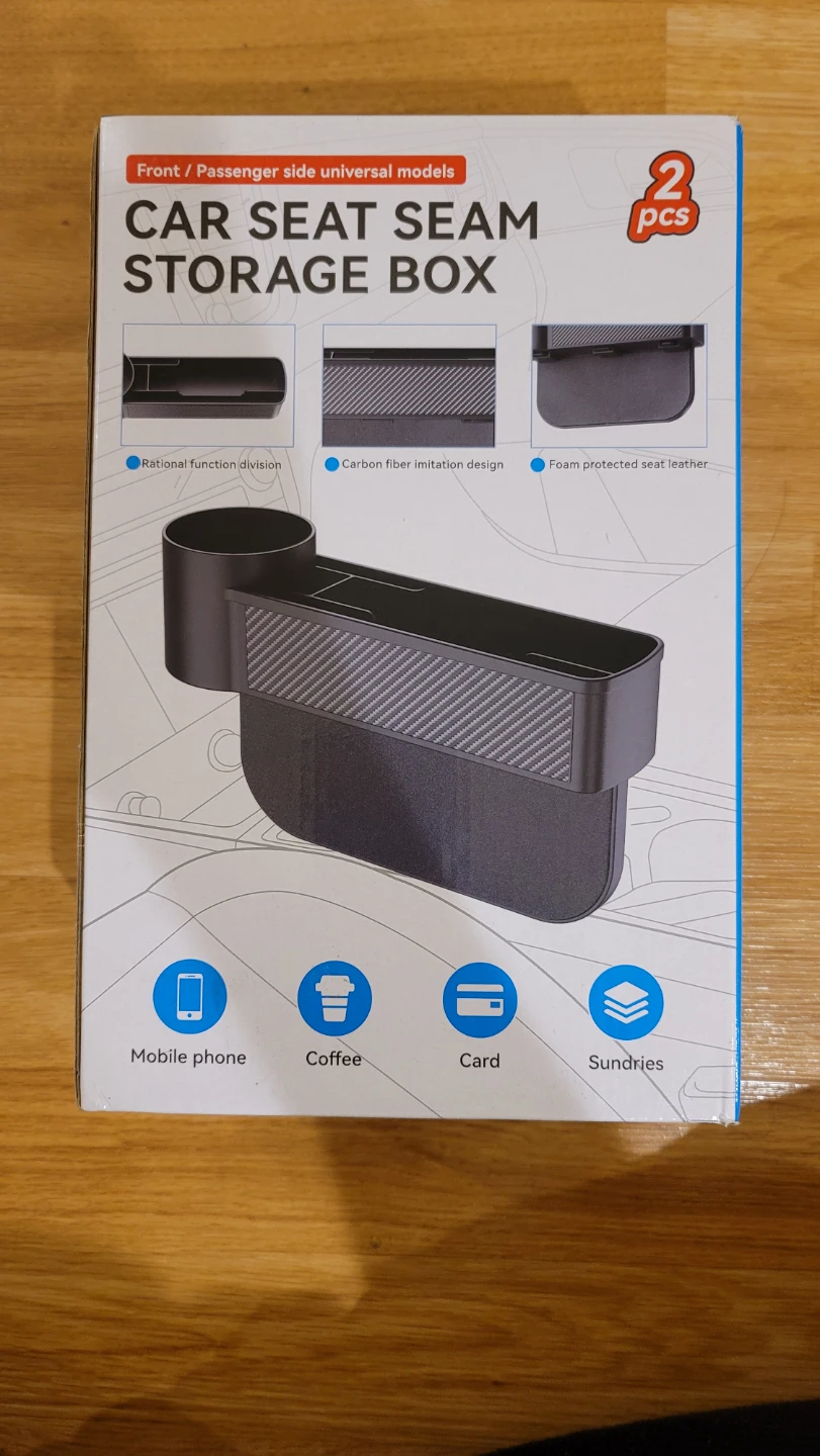 Car Seat Seam Storage Box