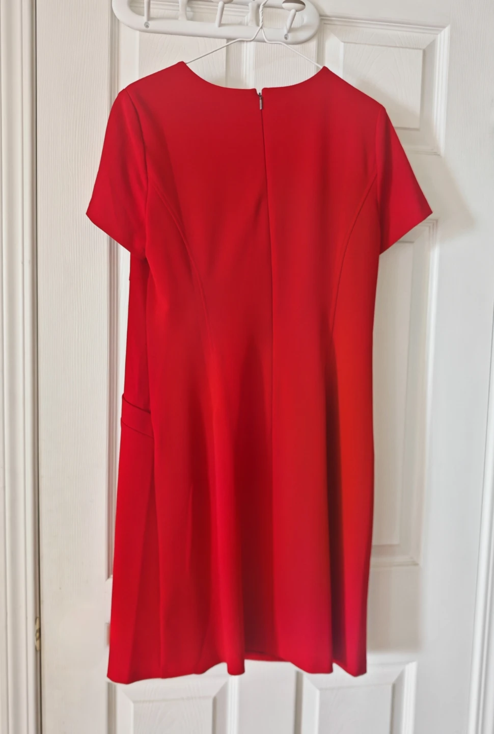 DKNY Red Dress with Zipper Detail - photo 2