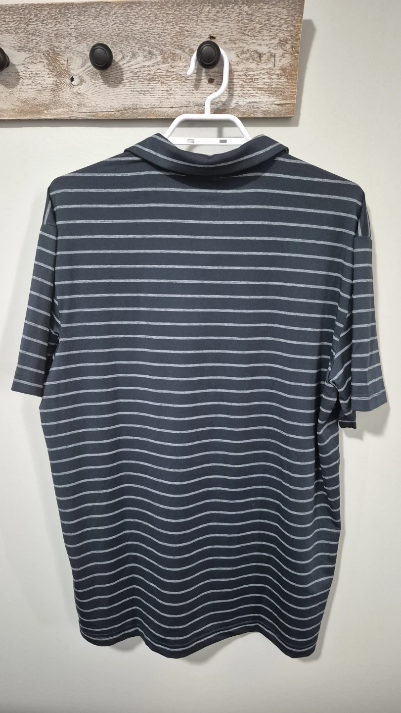 Striped Performance Polo Shirt Size M - photo 2