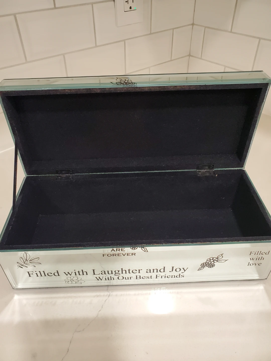 Mirrored Glass Jewelry/Keepsake/Trinket/Storage Box - photo 2