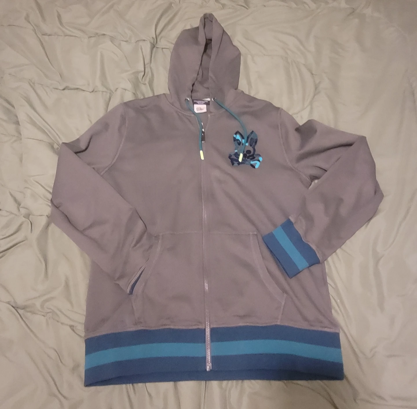 Psycho Bunny Zip-Up Hoodie